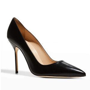 Manolo Blahnik black heels BB Kid 1